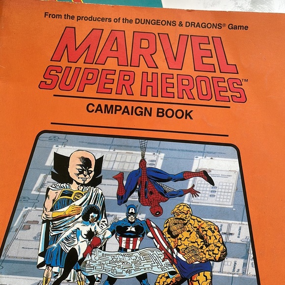 Marvel Super Heroes: Campaign Book 1984 + Marvel Super Heroes Murderworld - Picture 2 of 10